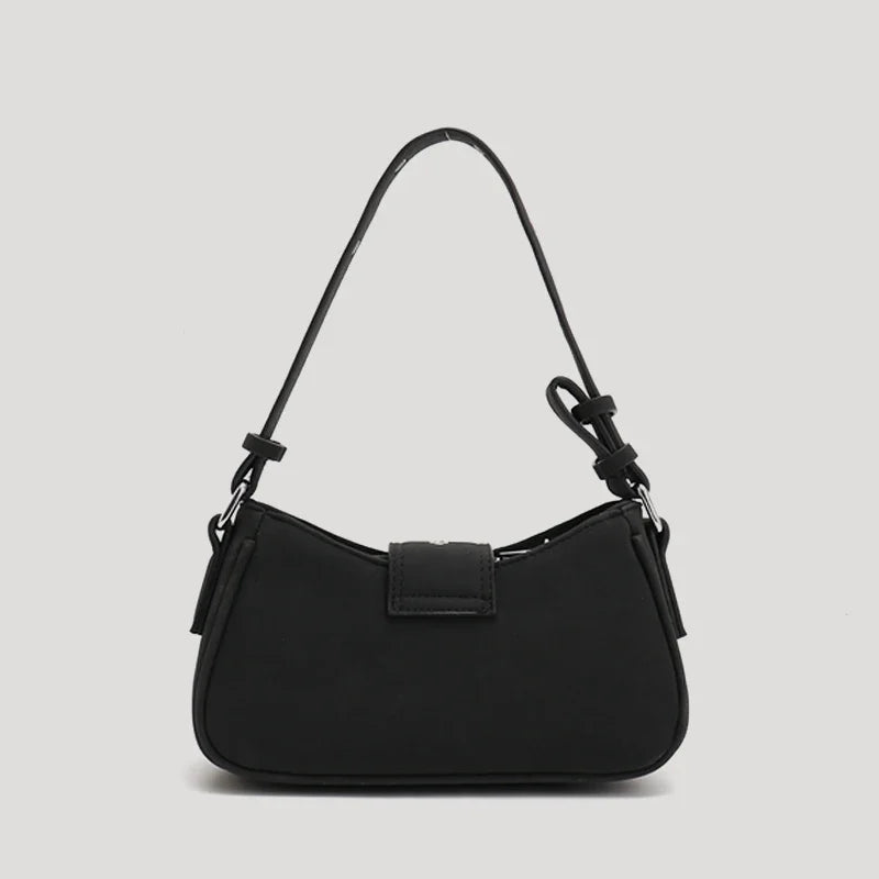 Casual Bags For Women Luxury Designer Brand Handbags And Purses 2024 New In PU Nubuck Sheet Metal Decoration Crossbody Bag Small