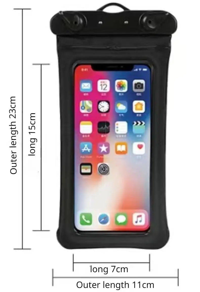 Universal IP68 Waterproof Swim Case Cover For iPhone 16 15 14 13 12 11 Pro Max Xiaomi Samsung S23 Air Bag Cover Phone Accessory
