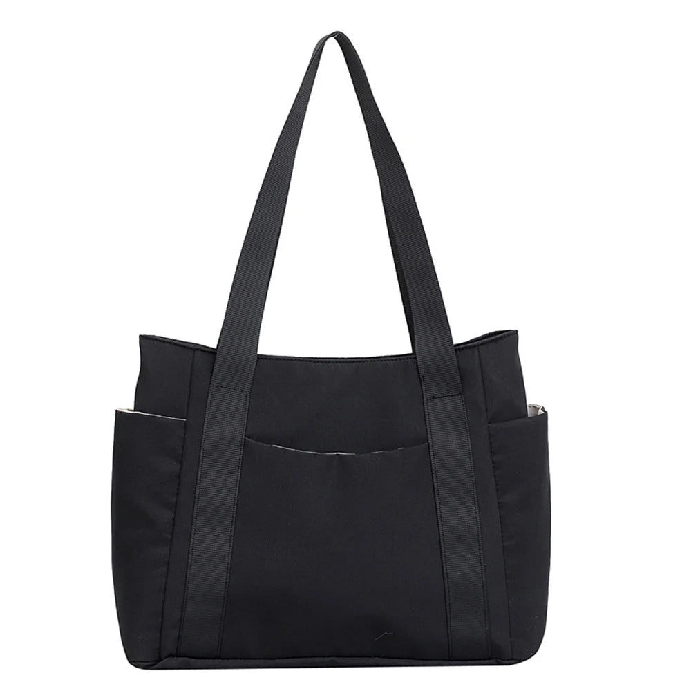 2024 New Handbags Casual Shopping Bags for Women Soft Canvas Big Capacity Tote Bag Messenger Big Mummy Shoulder Bag Ladies
