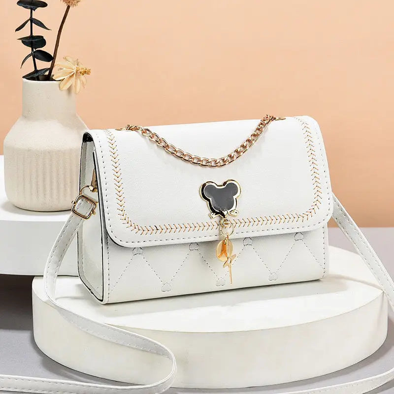 Disney cute Mickey Women's Crossbody Shoulder Bag Luxury Brand Fashion Girls' Handbag High Quality Multifunctional Women's Bag