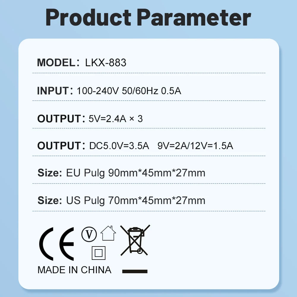 48 USB Charger QC 3.0 Type C PD Fast Charge For iPhone 12 13 Max Samsung S21 Huawei Xiaomi Mobile Phone EU/US Plug Wall Charger