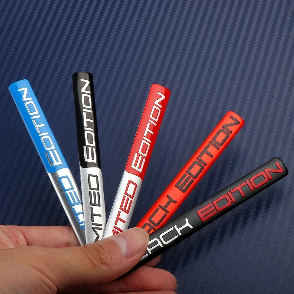 3D Car Racing Sport Adhesive Emblem Rear Trunk Badge Fender Sticker Body Decal Car Accessories