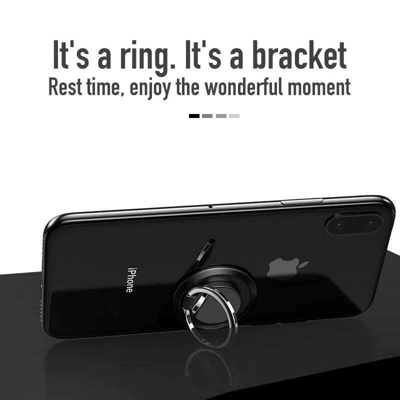 Universal Finger Ring Holder Stand Mobile Phone Luxury 360° Degree Rotation Phone Back Sticker Holder for IPhone Samsung Xiaomi