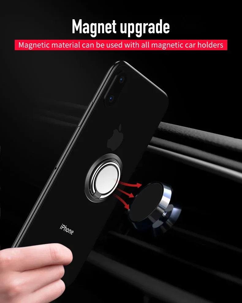 Universal Finger Ring Holder Stand Mobile Phone Luxury 360° Degree Rotation Phone Back Sticker Holder for IPhone Samsung Xiaomi