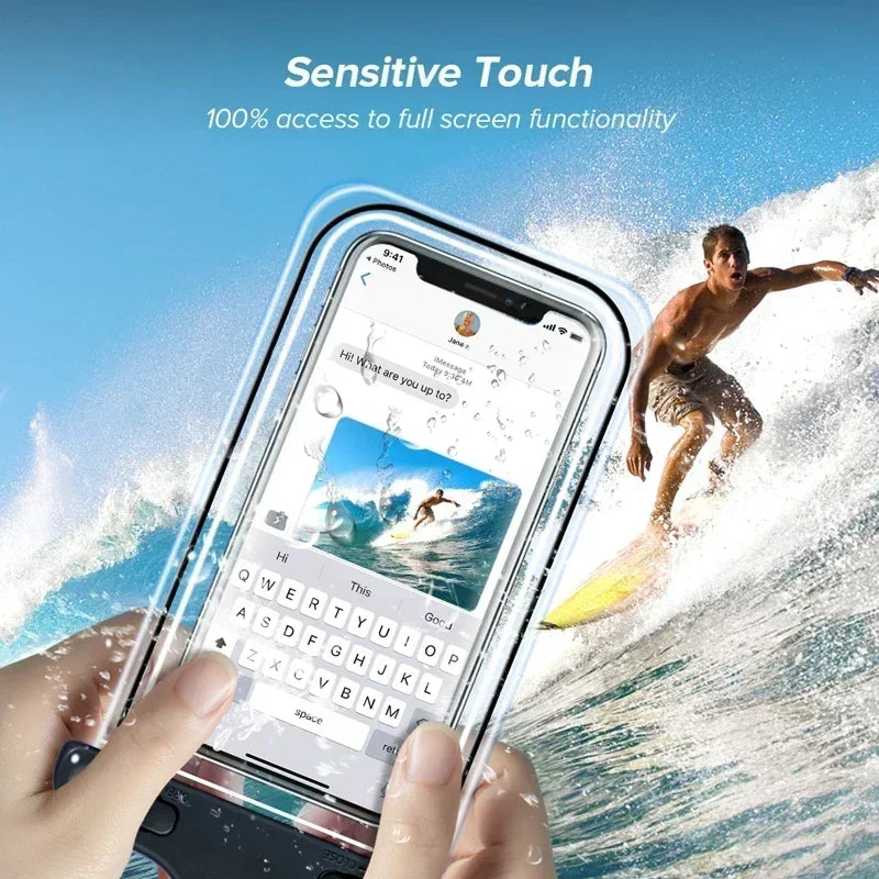 Universal Underwater Phone Protector Pouch Cover Waterproof Phone Case Swimming Water Proof Bag for IPhone Samsung Xiaomi Redmi