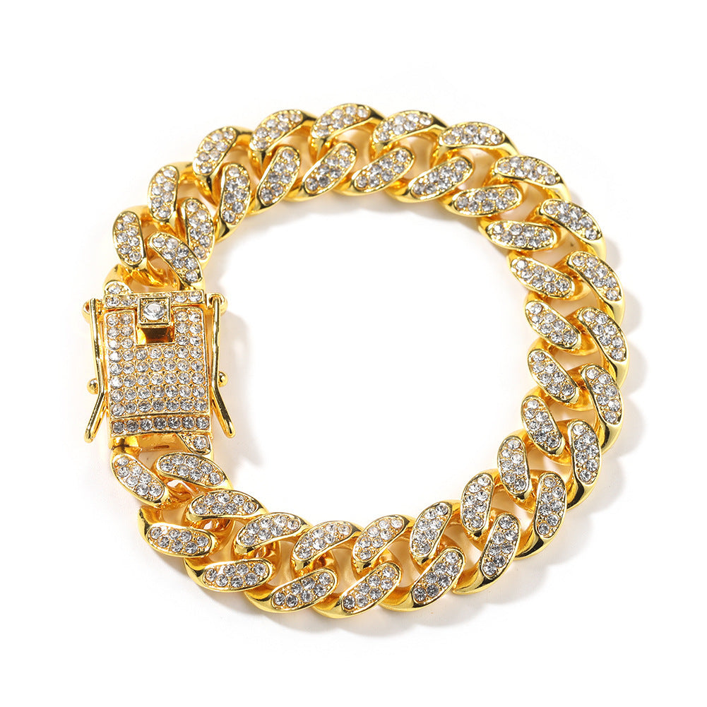 Men's Fashion Personality Alloy Cuban Bracelet