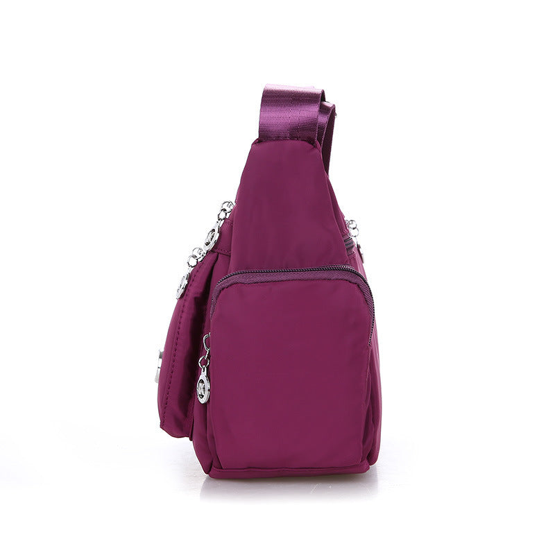 Damen-Umhängetasche, Multi-Pocket-Design, wasserdicht, lässig, mit hoher Kapazität