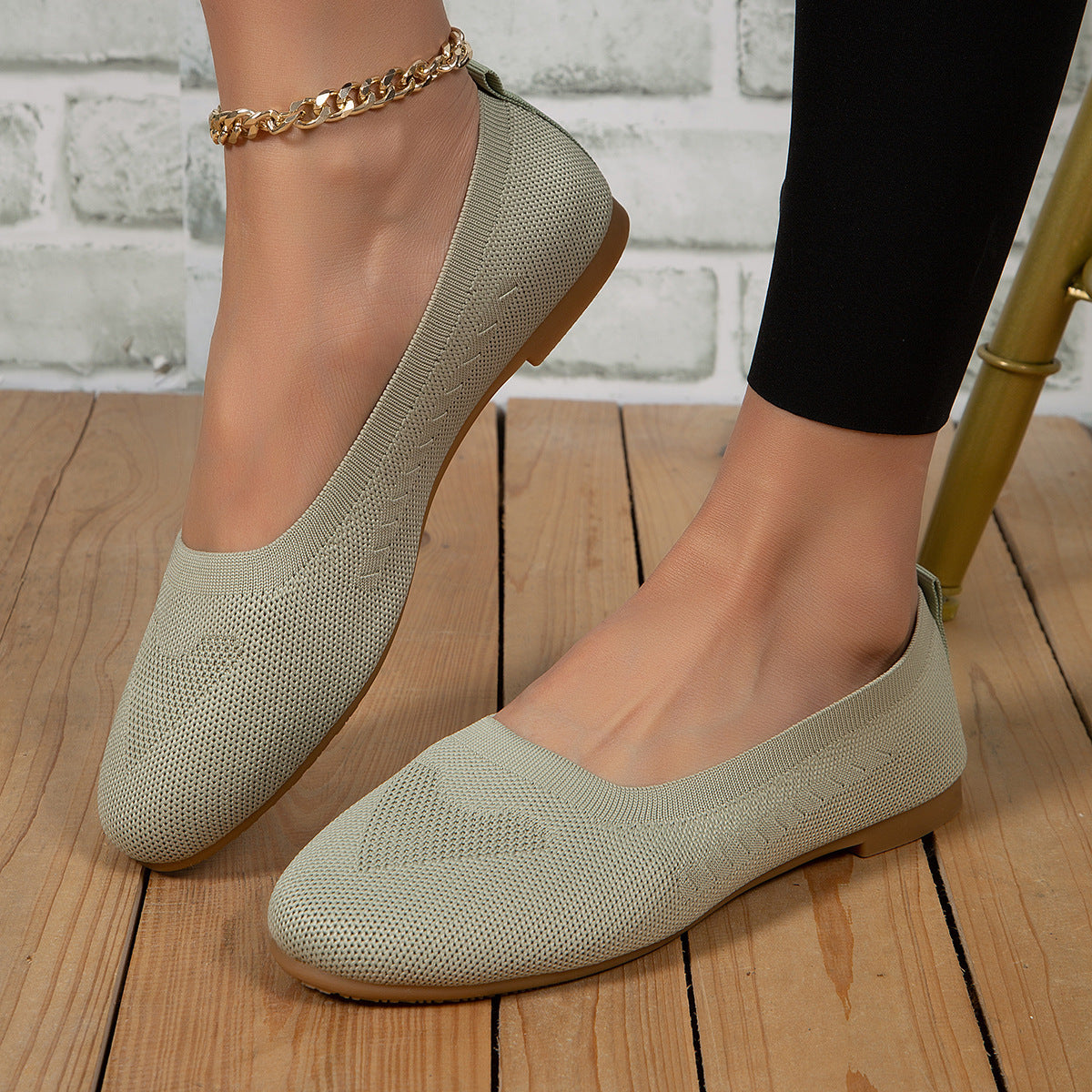 Damen Loafer Casual Slip On Mesh Schuhe Flats