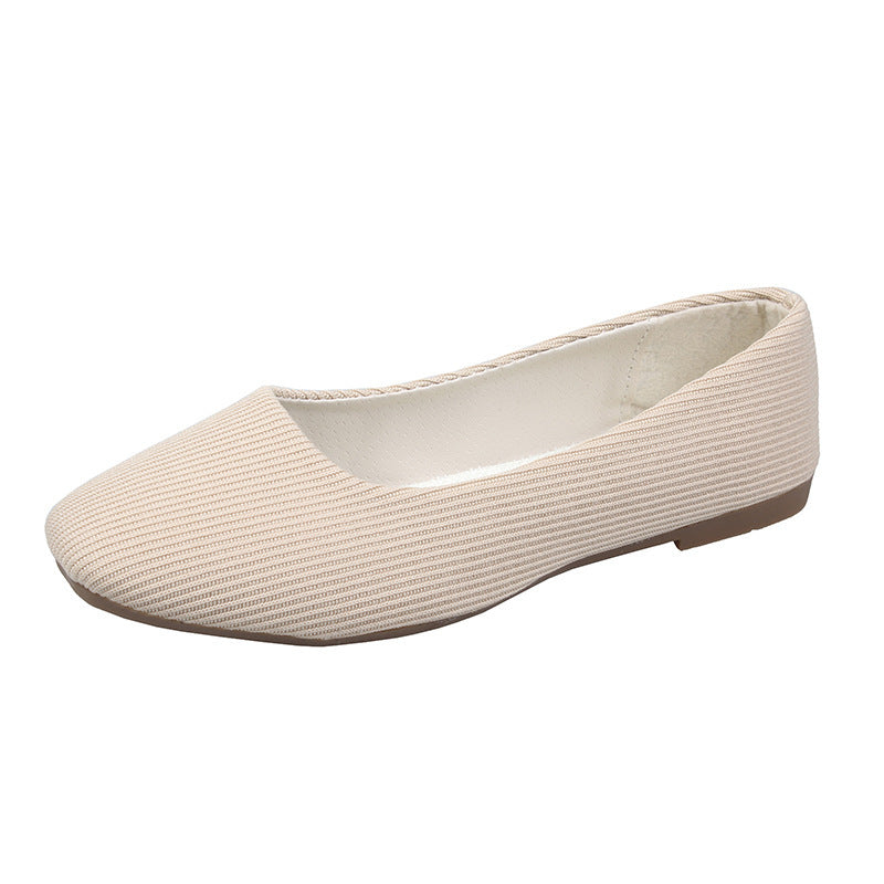 Flache, atmungsaktive Damenschuhe mit Sehnensohle
