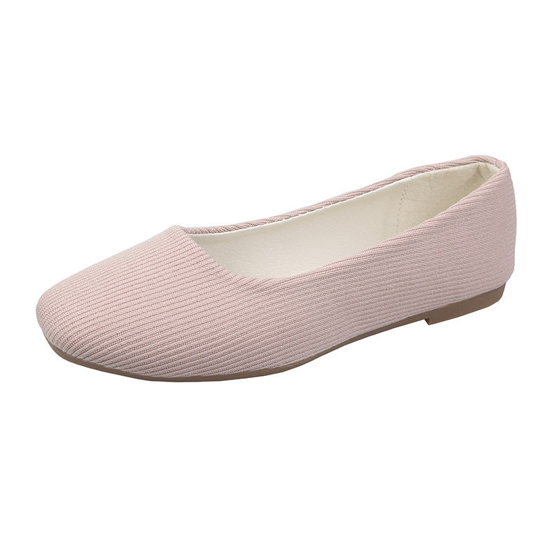 Flache, atmungsaktive Damenschuhe mit Sehnensohle