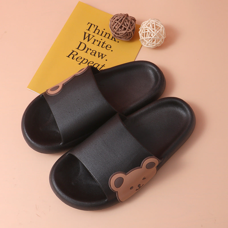 Niedliche Bären-Hausschuhe, Sommer-Strandschuhe, Badezimmer-Hausschuhe