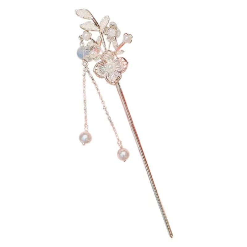 Maiglöckchen-Blumen-Stufenhaarnadel mit High-End-Sinn