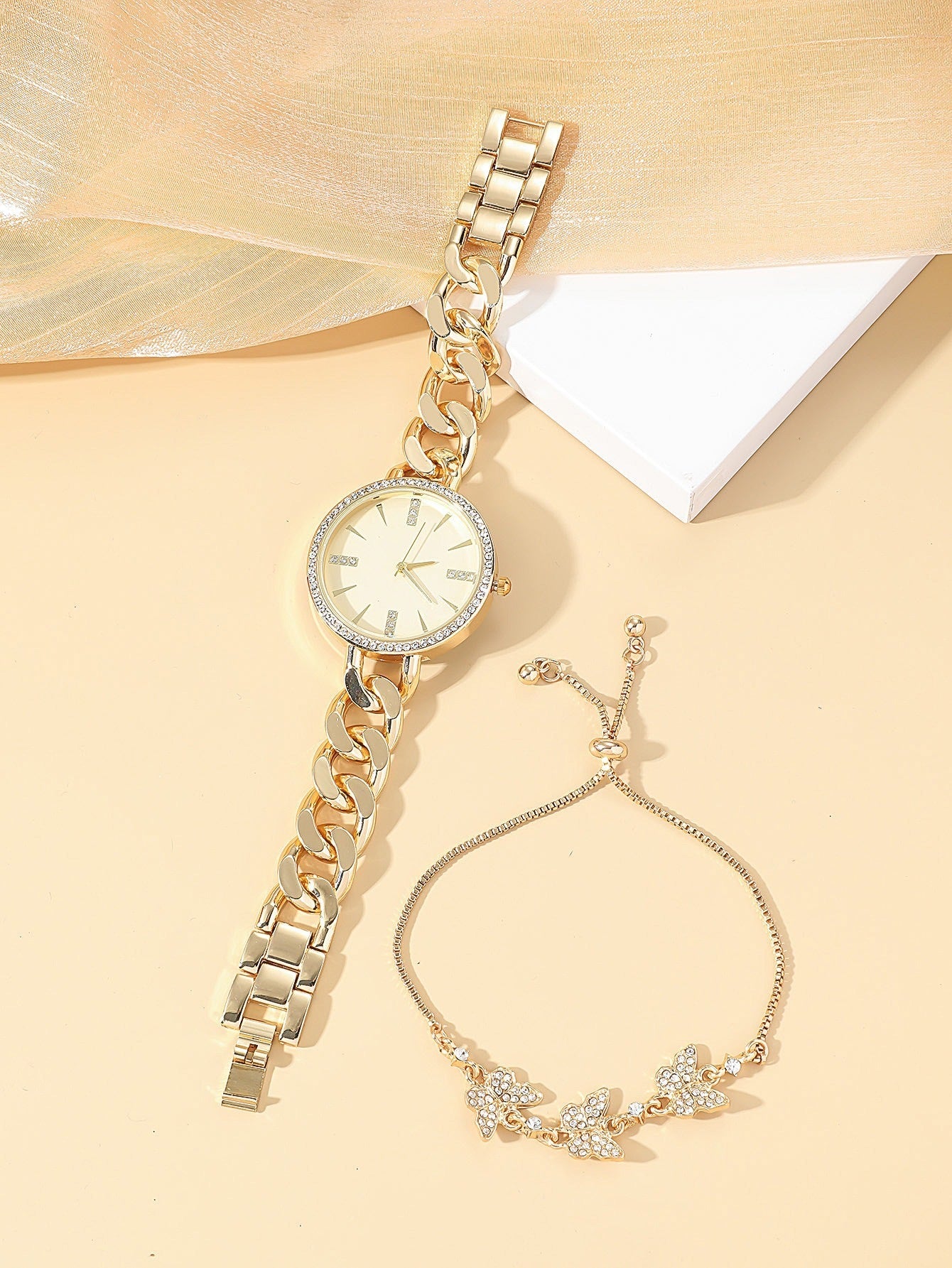 Damen Armbanduhr Einfache Dünne Armband Armbanduhr