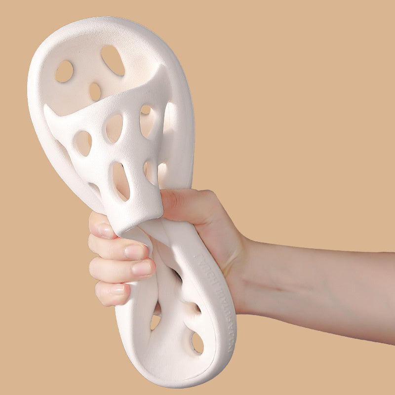 Weiche Schuhe Aushöhlen Rutschfeste Badezimmer Hausschuhe Frauen Hause Indoor Schuhe