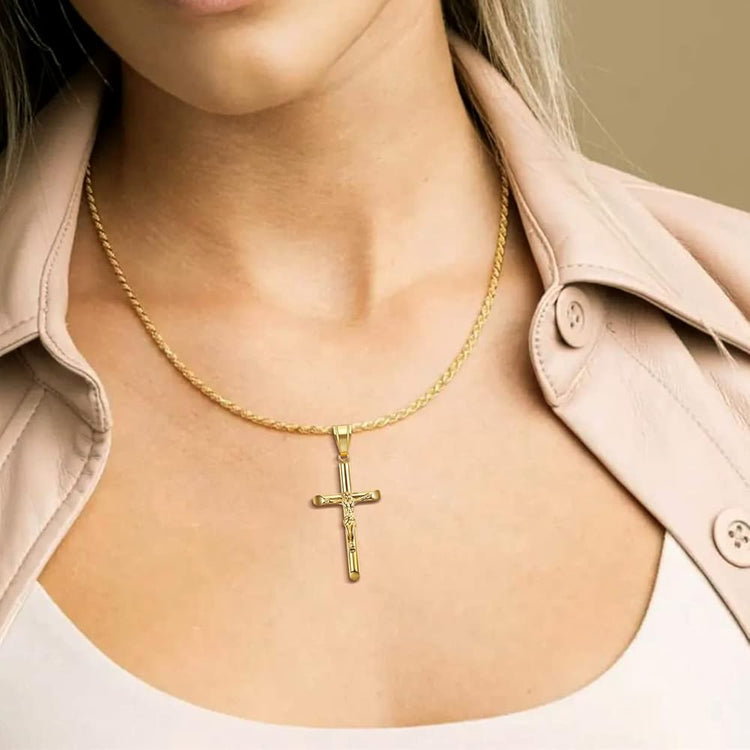 925 Sterling Silver Cross Necklaces for Women