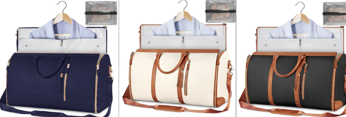 Sac de voyage grande capacité pour femme Sac à main Sac de costume pliant Sacs fourre-tout étanches pour vêtements