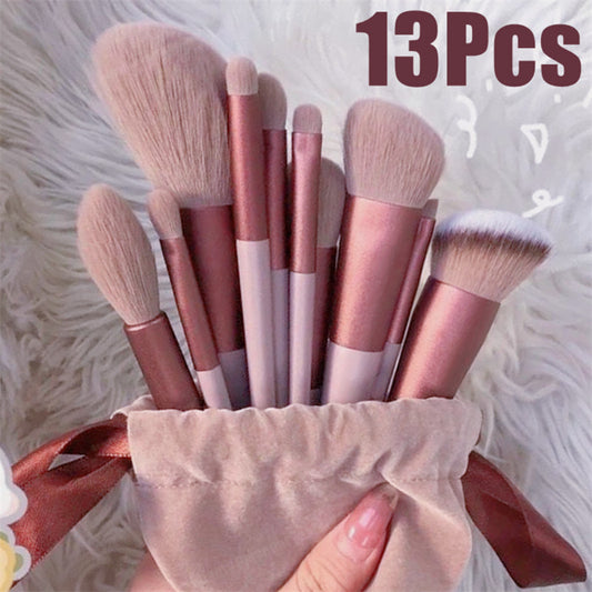 13-teiliges Make-up Pinselset Make-up Concealer Pinsel Rouge Puder Pinsel Lidschatten Highlighter Foundation Pinsel Kosmetik Beauty Tools