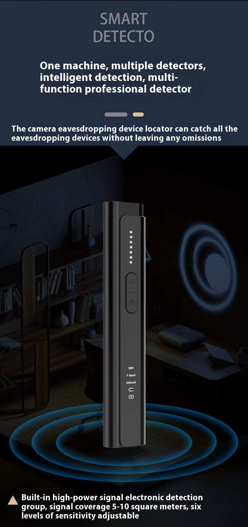 Trendy Signal Search Anti Spy Camera Detector for Modern Living