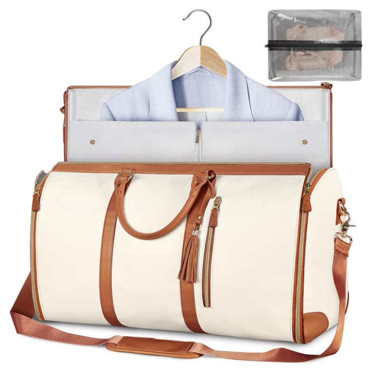 Sac de voyage grande capacité pour femme Sac à main Sac de costume pliant Sacs fourre-tout étanches pour vêtements