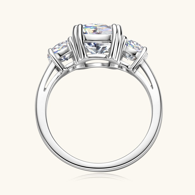 Moissanite Ring Women's S925 Sterling Silver