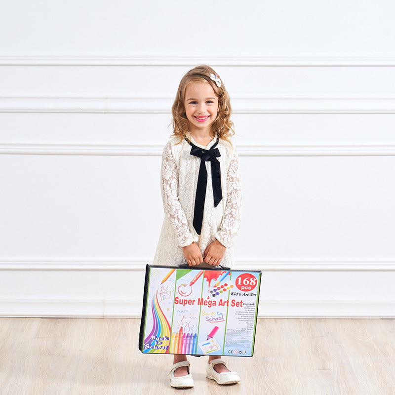 Trendy Painting Set, School Supplies, Brush Set, Oil Pastel Painting