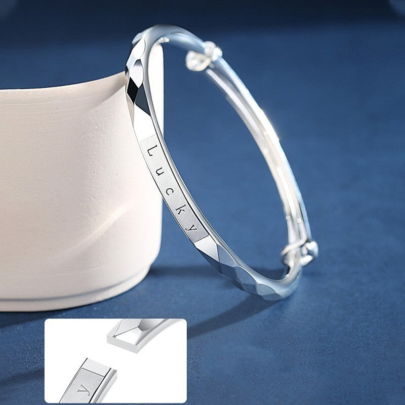 999 Foot Silver Lucky Bracelet for Women — High-Purity Fine Silver Bangle | PurelyMart