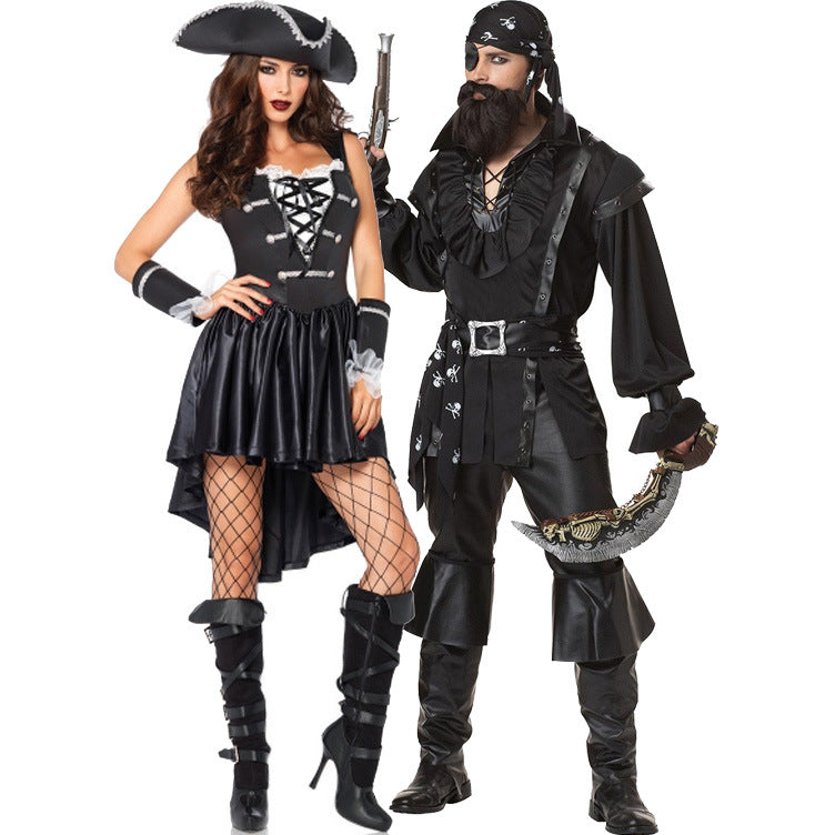 Trendy Halloween Male Pirate Costume Cosplay for Modern Living
