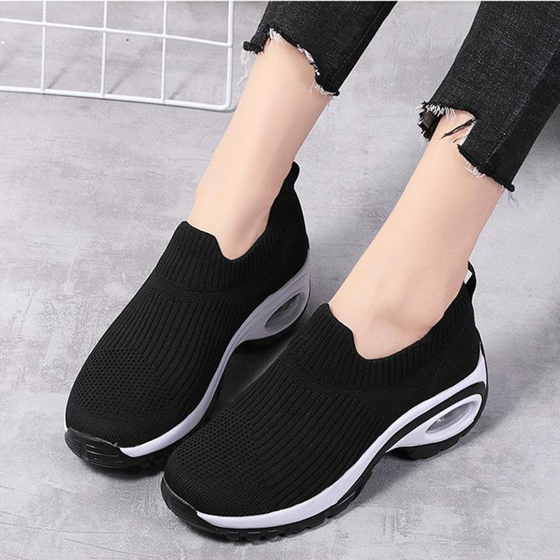 Sneakers Damen Air Cushion Mesh Atmungsaktive Laufsportschuhe