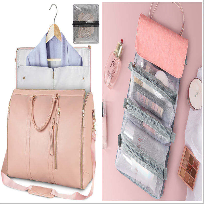 Sac de voyage grande capacité pour femme Sac à main Sac de costume pliant Sacs fourre-tout étanches pour vêtements