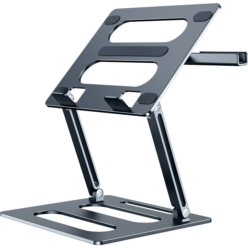 Support d'ordinateur portable en métal réglable pour bureau