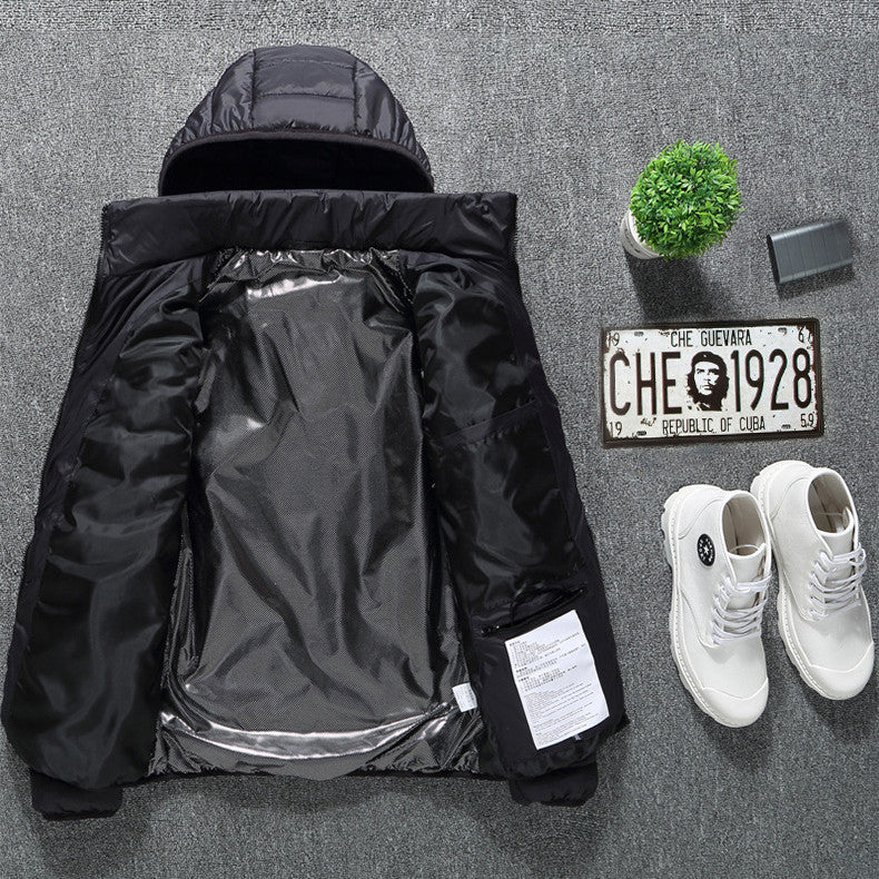 Winter Beheizte Jacke USB Elektrische Baumwolljacke Reißverschluss Heizung Thermokleidung Heizweste für Herren