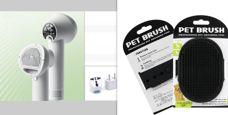 Smart Pet-Haartrockner Hund Golden Retriever Katze Fellpflege Friseur Föhnen & Kämmen Leise Ungiftig Heimtierbedarf Tierprodukte