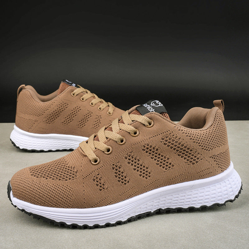 Plus Size Frühling und Herbst Fly-Kit Mesh Damenschuhe