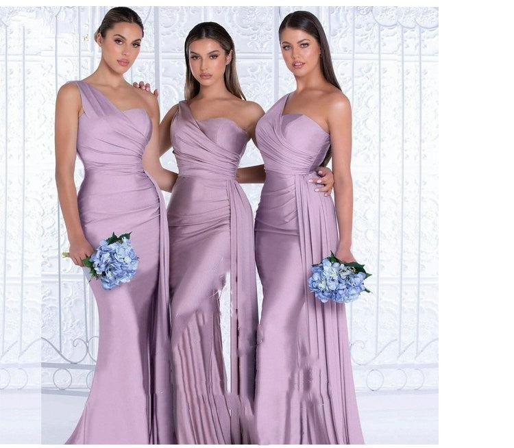 Robe de mariée élégante sirène asymétrique grande taille fat MM