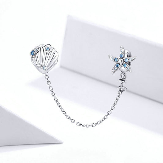 S925 Sterling Silver Diy Bracelet Accessory Safety Bracelet