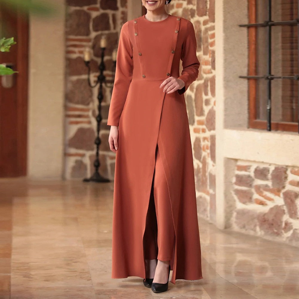 Robe de soirée musulmane, robe de banquet, robe de prière