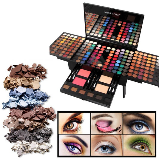 180 Farben Lidschatten Rouge Set Personalisierte Klavierförmige Make-up-Palette Box