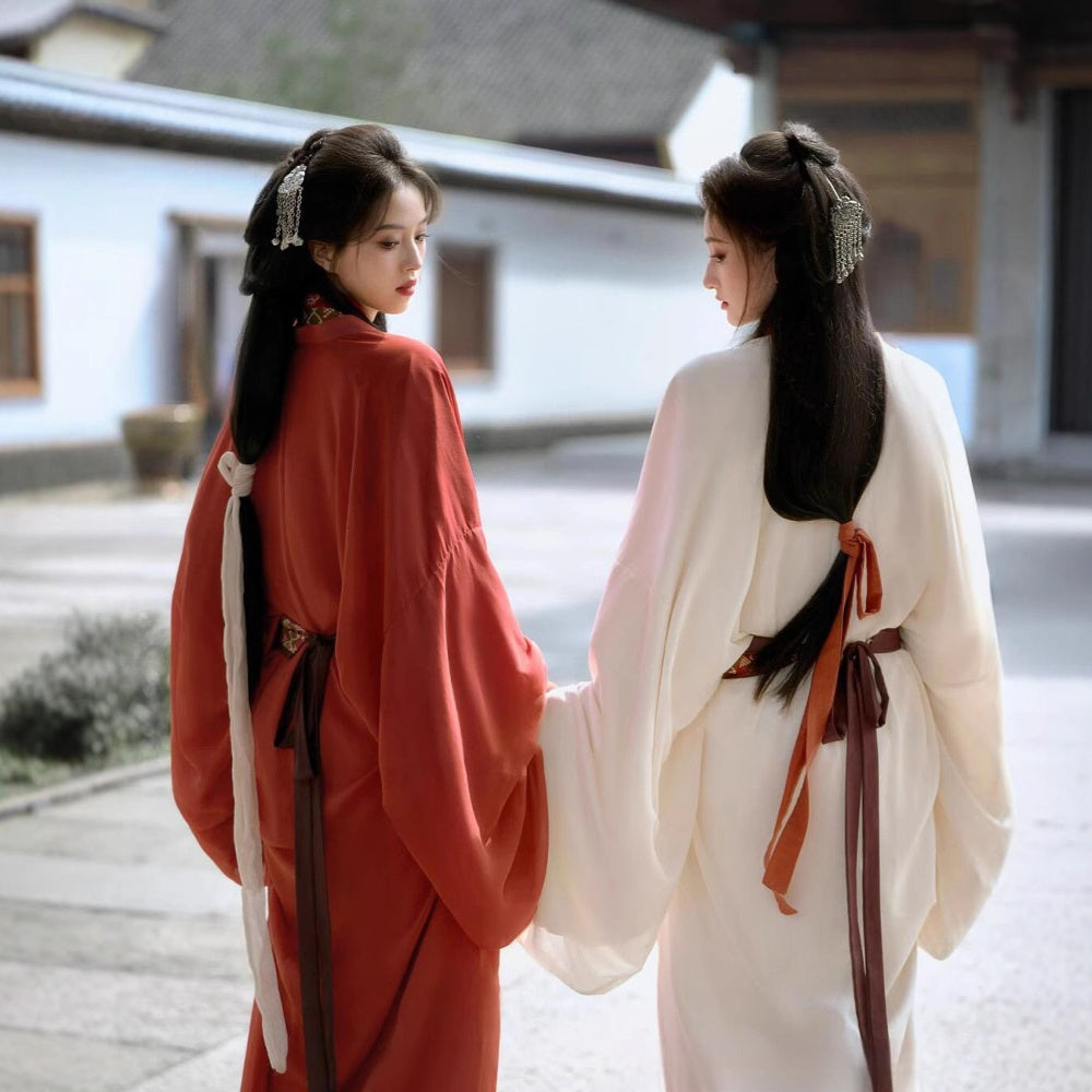 Hanfu moderne de style Royaumes combattants | Robe photographique Nouveaux styles de Hanfu