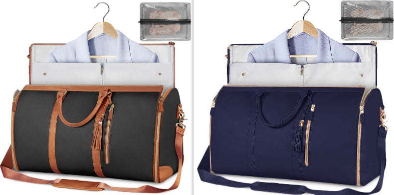 Sac de voyage grande capacité pour femme Sac à main Sac de costume pliant Sacs fourre-tout étanches pour vêtements
