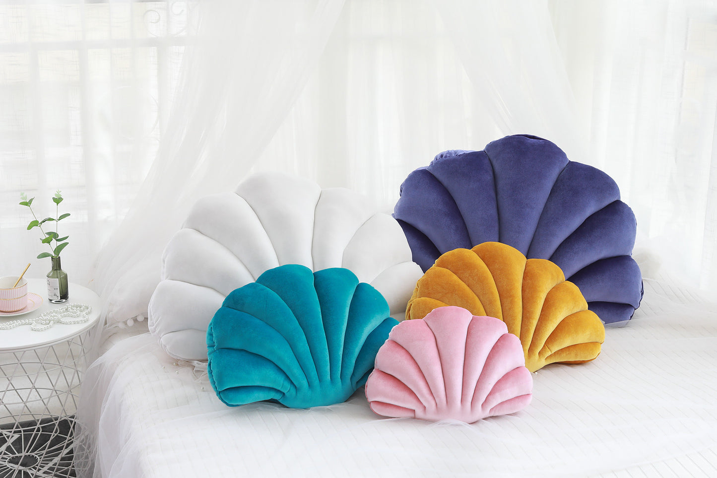 Modern Simulation Shell Pillow Cushion Doll Nap Pillow for Cozy Home