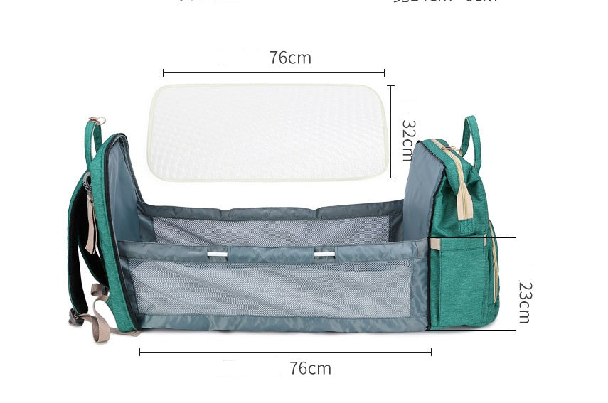 Tragbares faltbares Babybett, Multifunktionale Wickeltasche