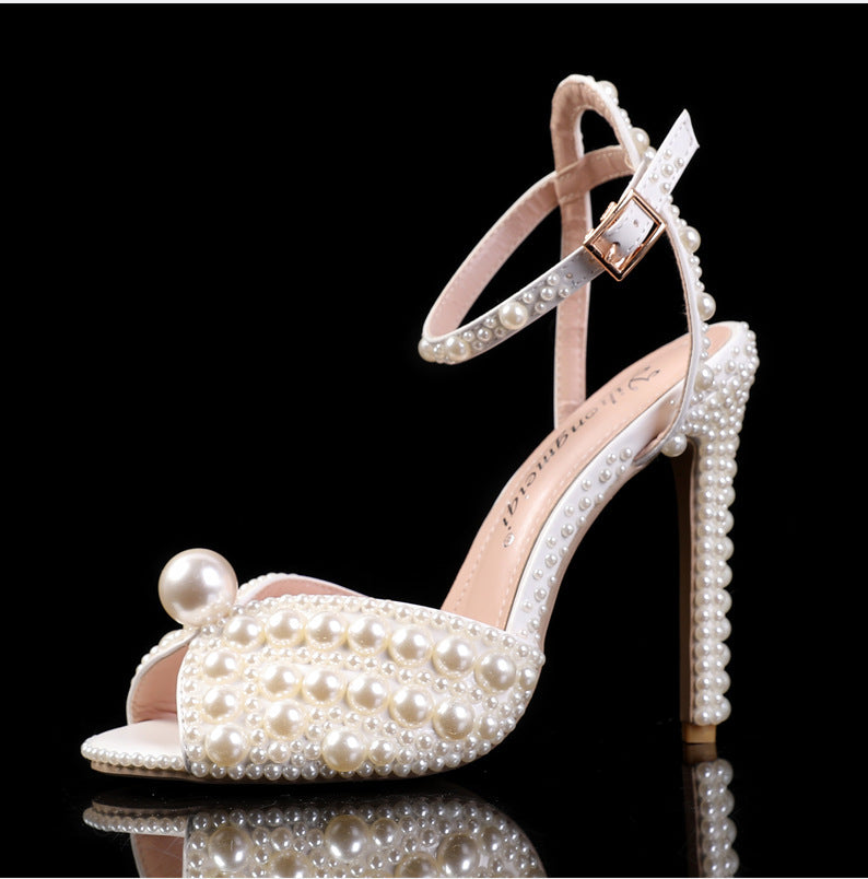 PU Damenschuhe mit hohen Absätzen