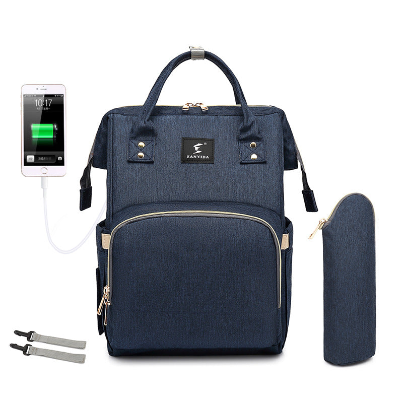 Tragbares faltbares Babybett, Multifunktionale Wickeltasche