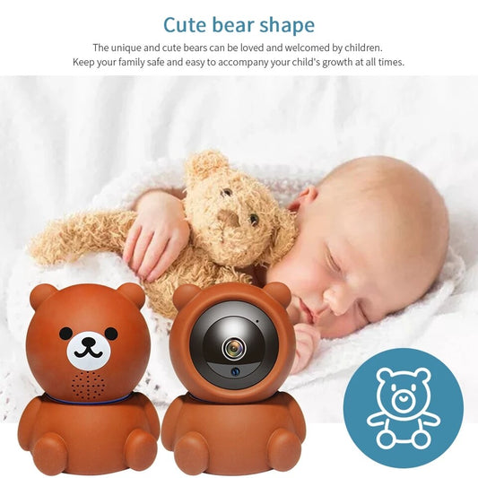 Bear Camera1080P Wifi IP-Kamera Auto-Tracking IR Nachtsicht Überwachungskamera für Zuhause
