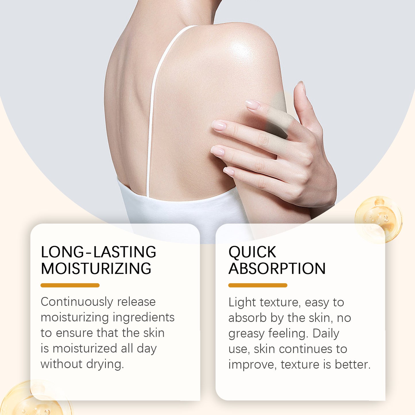 Houkea Firming Moisturizer Moisturizes, Hydrates, Lifts, Care For Skin, Softens, Brightens And Brightens Body Care Cream