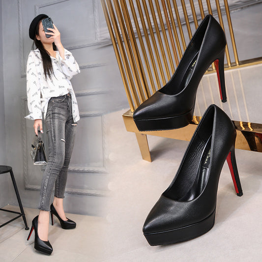 Chaussures simples à talons aiguilles et talons hauts pour femmes