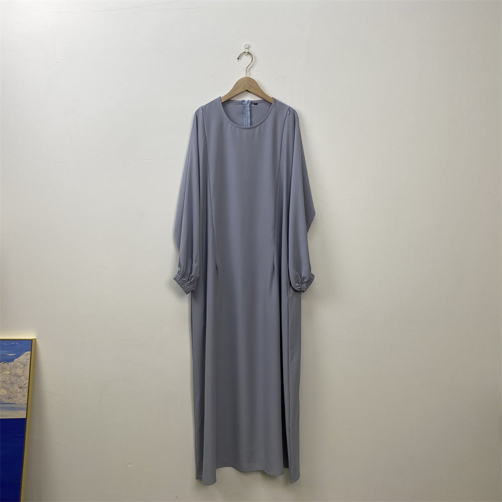 Modische Stillkleidung muslimisches Langarm-Kleid mit schmaler Passform