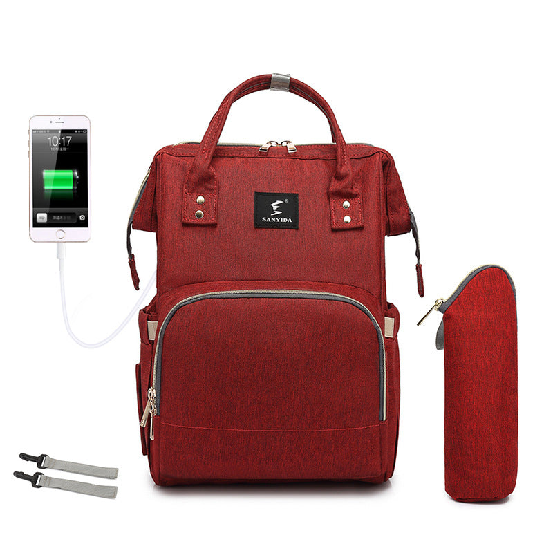Tragbares faltbares Babybett, Multifunktionale Wickeltasche