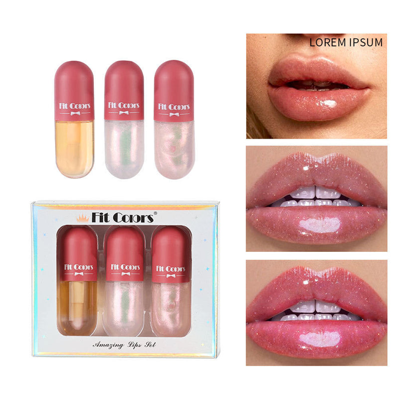 Tag Nacht Sofort Volumen Lippenfüller Öl Klar Lang Anhaltend Pflegend Reparierend Reduziert Lippenfältchen Pflege Lippen Schönheit Kosmetik