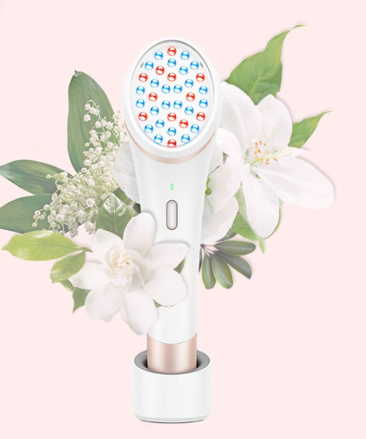 Akne-Lichttherapie Xpreen Kabelloses, wiederaufladbares Aknebehandlungsgerät Akne-Clear-Eraser mit blauem und rotem Licht